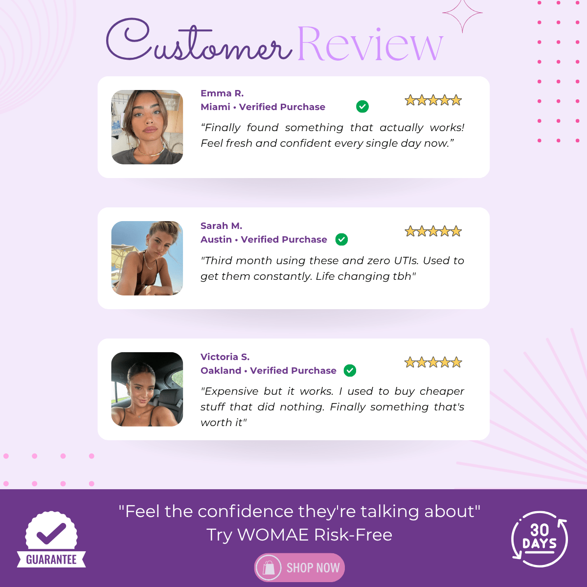 InnerGlow - Premium feminine gummies - Womae